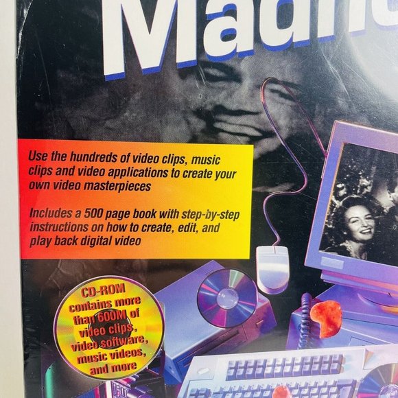 PC Video Madness For Windows 3.1 Sams Publishing Box Set Movie Create Cd-rom - Picture 2 of 9